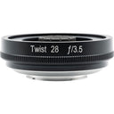 Lensbaby Twist 28 mit Klappetui für Micro Four Thirds