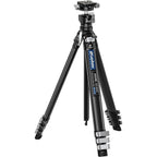 Leofoto AZ-204C+LH-25R Ultrakompaktes Stativ der Azure-Serie, halb silber