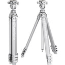 Leofoto AZ-204C+MBH-30 Ultrakompaktes Stativ der Azure-Serie, komplett silber