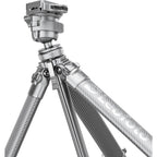Leofoto AZ-204C+MBH-30 Ultrakompaktes Stativ der Azure-Serie, komplett silber