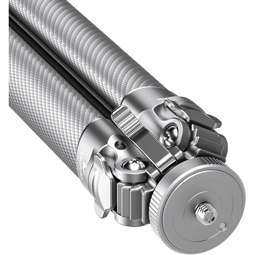 Leofoto AZ-235C+MBH-30 Ultrakompaktes Stativ der Azure-Serie, komplett silber