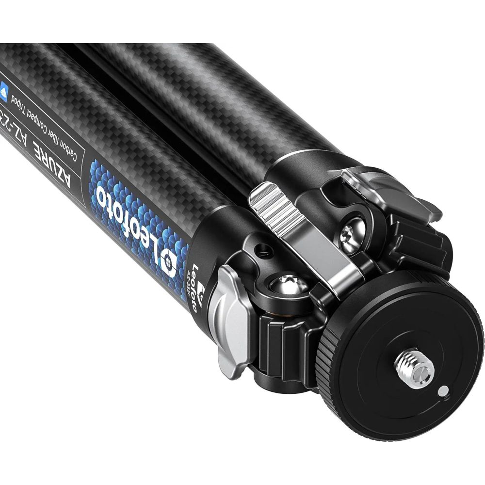 Leofoto AZ-235C+LH-30R Ultrakompaktes Stativ der Azure-Serie, halb silber