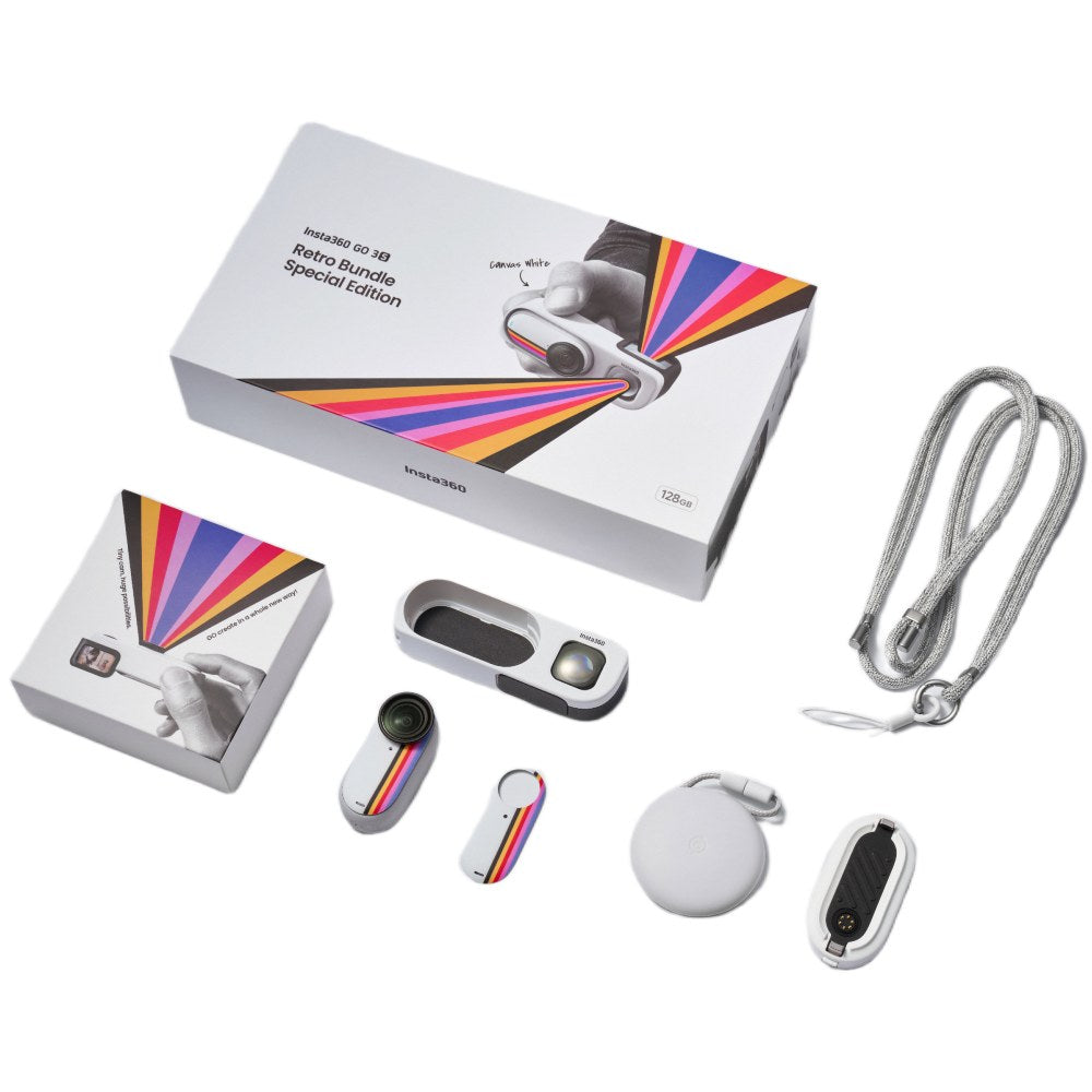 Insta360 GO 3S Retro Bundle (Special Edition) Canvas White 64GB