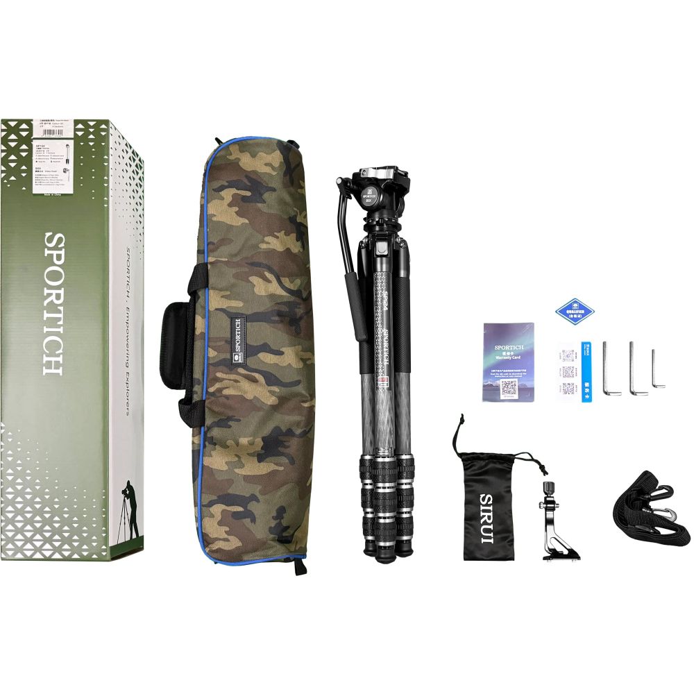 Sirui Sportich Carbon-Stativ SP124+B5X
