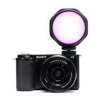 Sony A6700 + 16-55mm f/2.8 + Joby Beamo Reel Color RGB Video-LED-Lampe