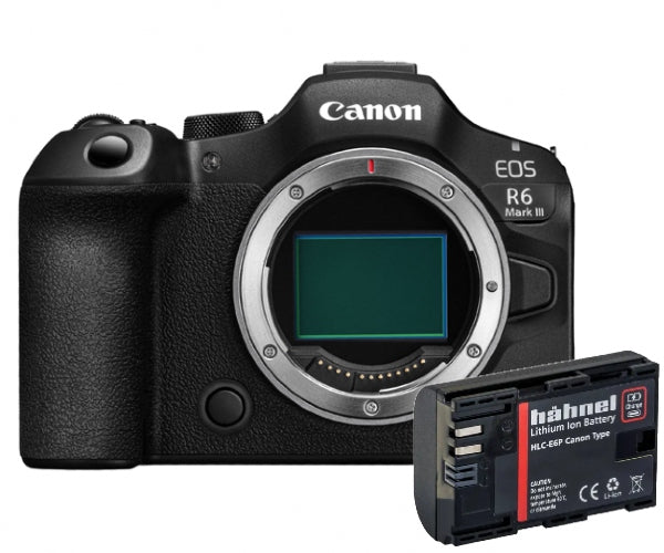 Canon EOS R6 mark III Boîtier + batterie Hähnel LP-E6P