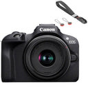 Canon EOS R100 + RF-S 18-45mm + Peak Design Cuff