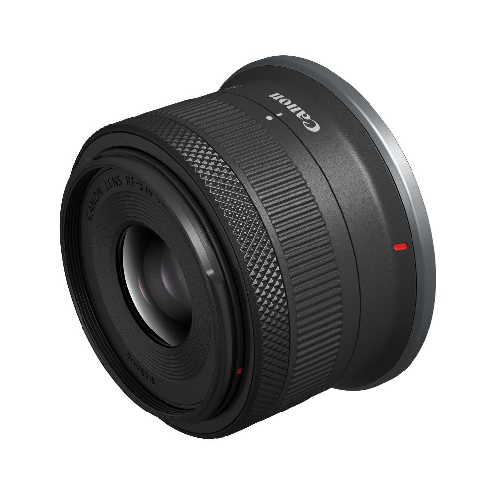 Canon EOS R100 + RF-S 18-45mm + Peak Design Cuff
