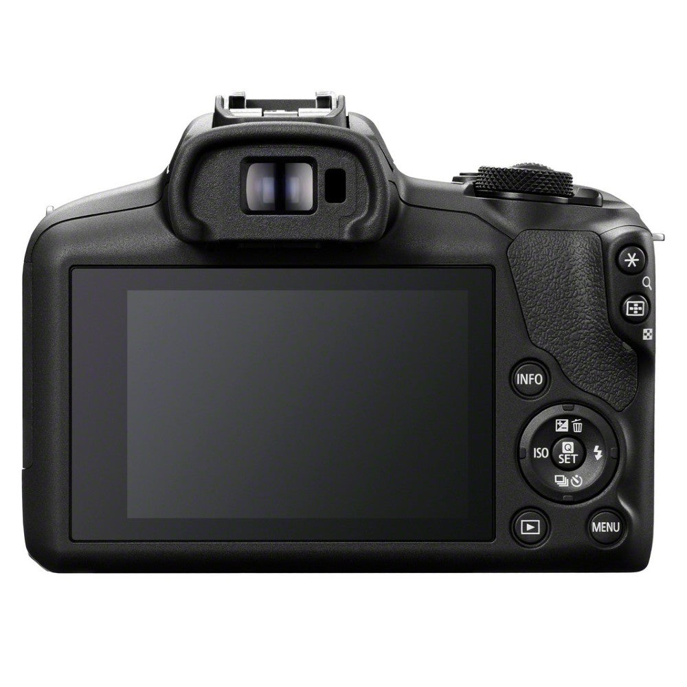 Canon EOS R100 + RF-S 18-45mm + Peak Design Cuff