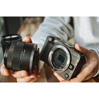 Canon EOS R50 V + RF-S 14-30mm + Peak Design Cuff