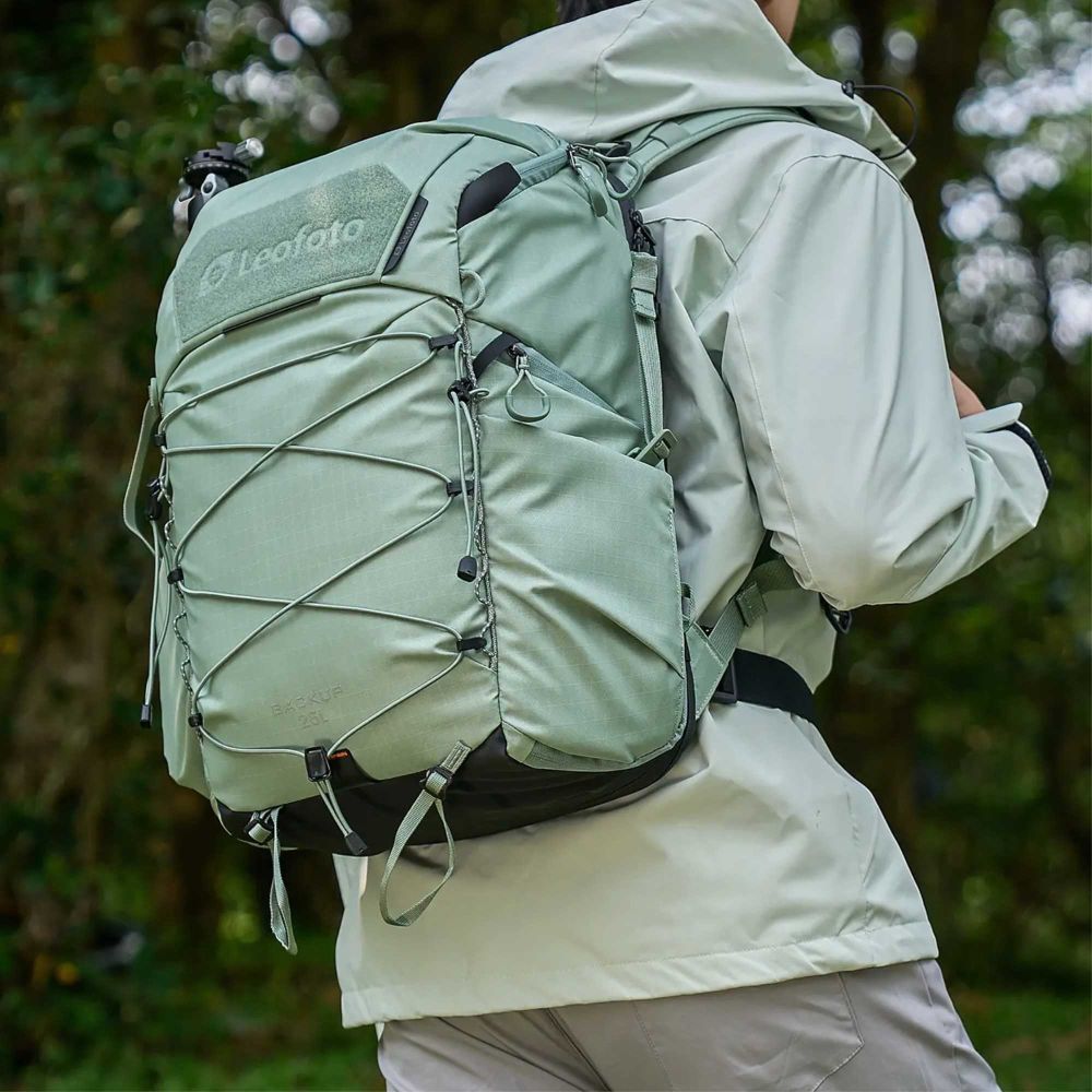 Leofoto Outdoor Series 25L Sac à dos avec grand insert, vert