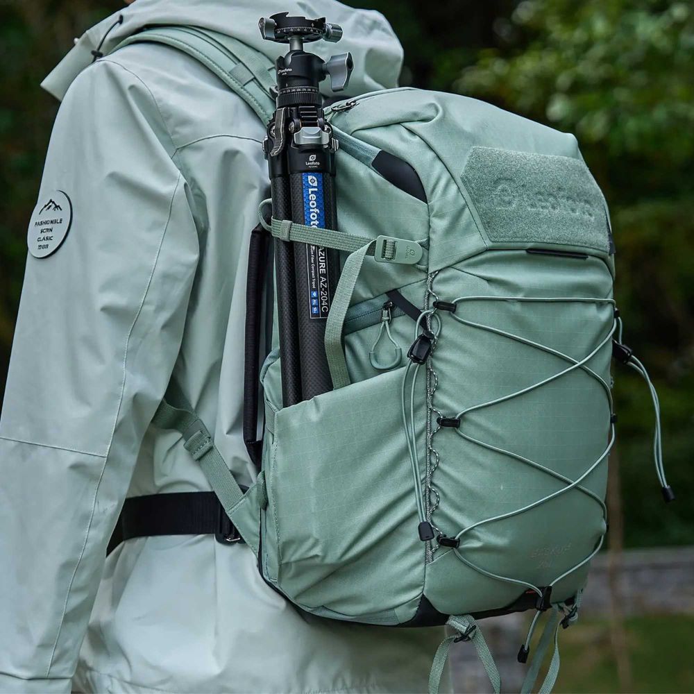 Leofoto Outdoor Series 25L Sac à dos avec grand insert, vert