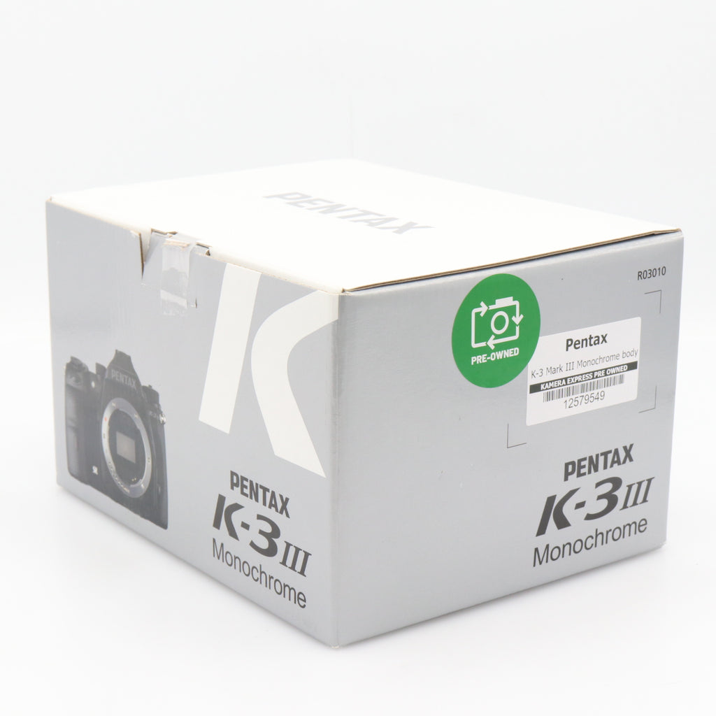 Pentax K-3 Mark III Monochrome body occasion
