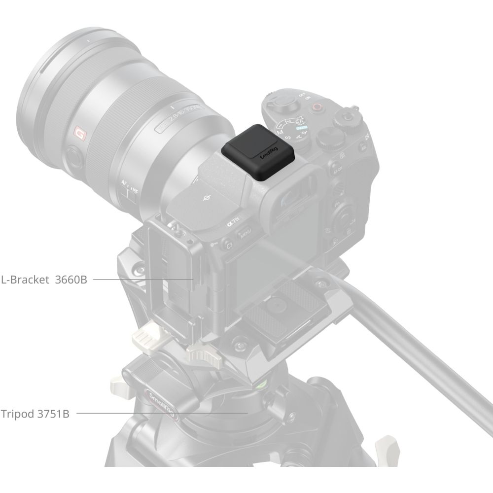 SmallRig 6247 Cache-griffe pour Sony (2 pièces, entièrement noir)