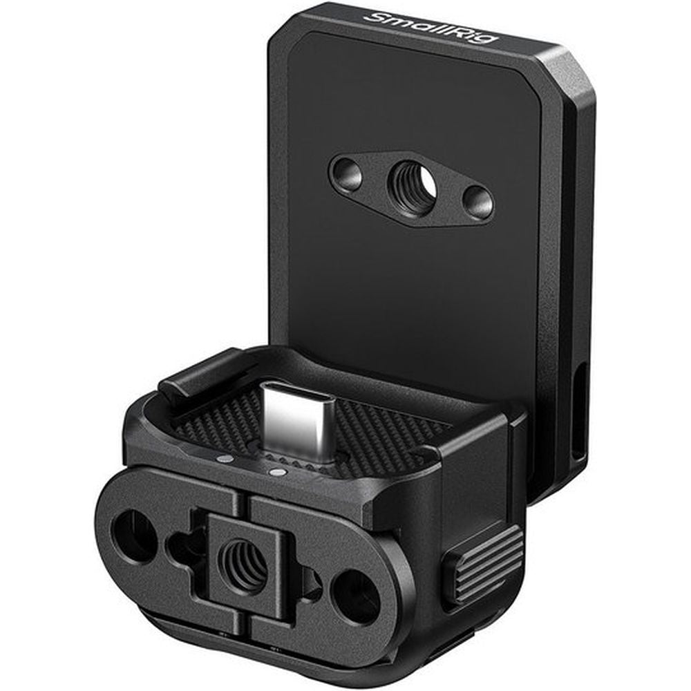 SmallRig 6359 Support de plaque arrière à fixation rapide (avec port USB-C) pour DJI Osmo Pocket 4 et 3