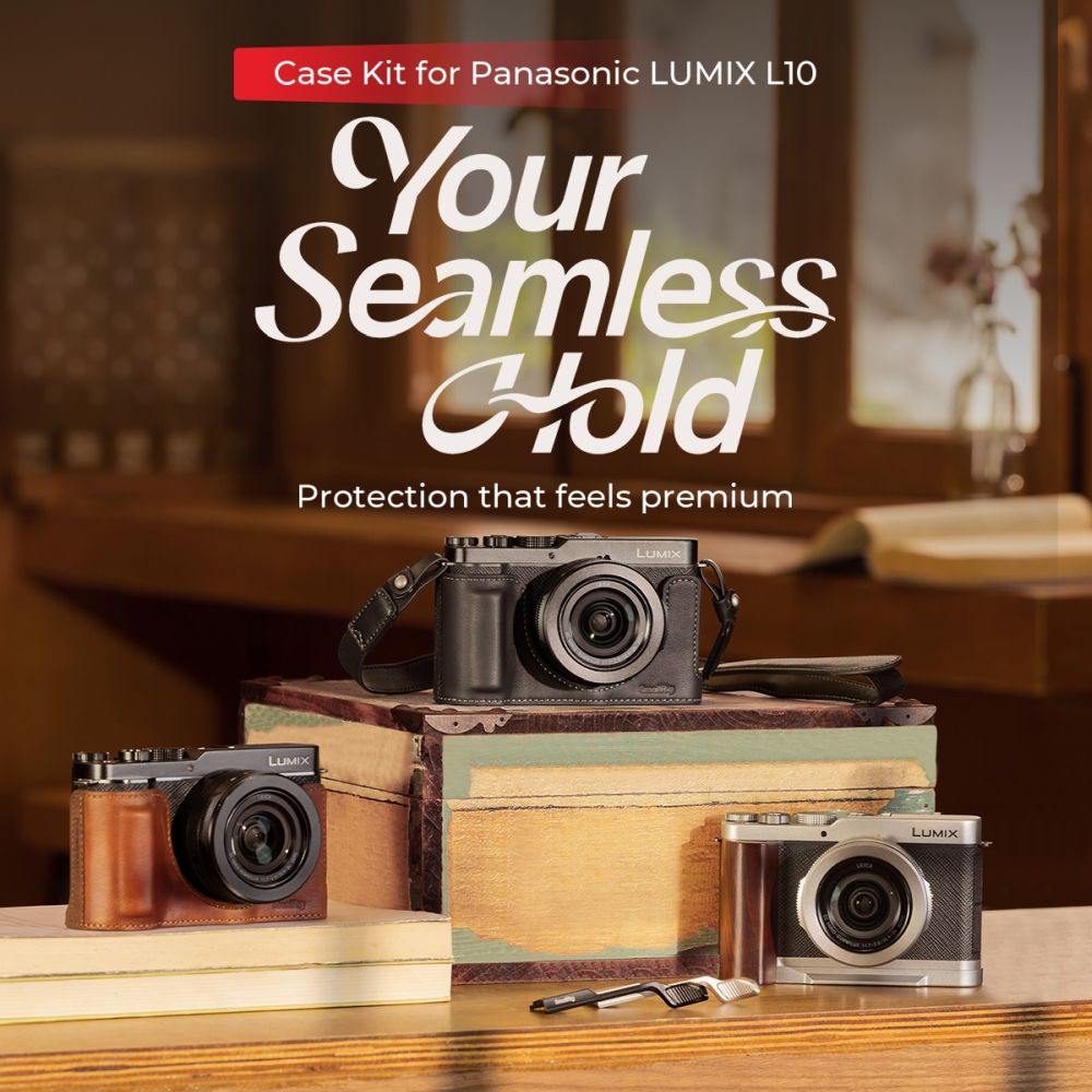 SmallRig 5700 L-förmiger Montageplattengriff für Panasonic LUMIX L10, schwarz