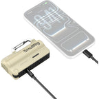 SmallRig 6089 Kit chargeur avec 2 Batteries 21700 de 5000 mAh, marron sable