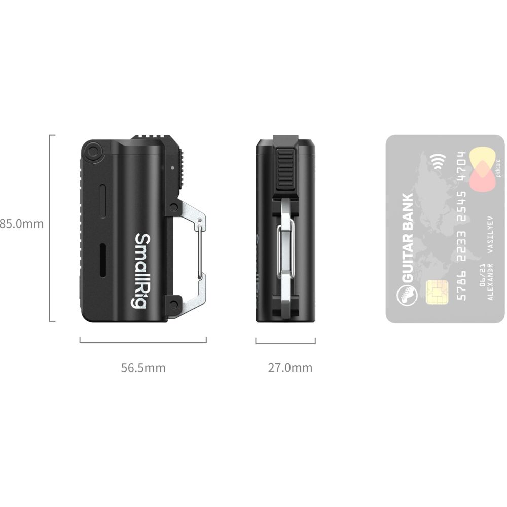 SmallRig 6090 Kit chargeur avec 1 batterie 21700 de 5000 mAh, noir