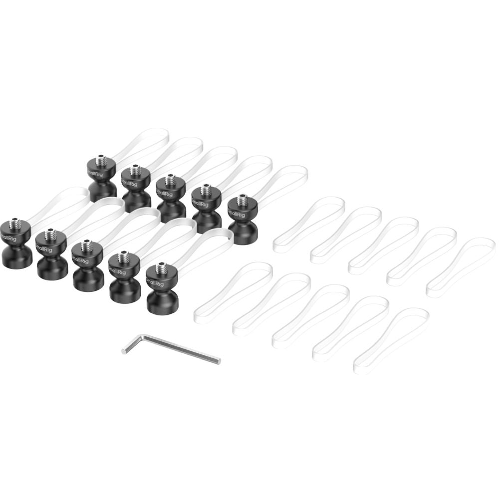 SmallRig 6527 Kabelklemme (10 Stück, Schwarz)
