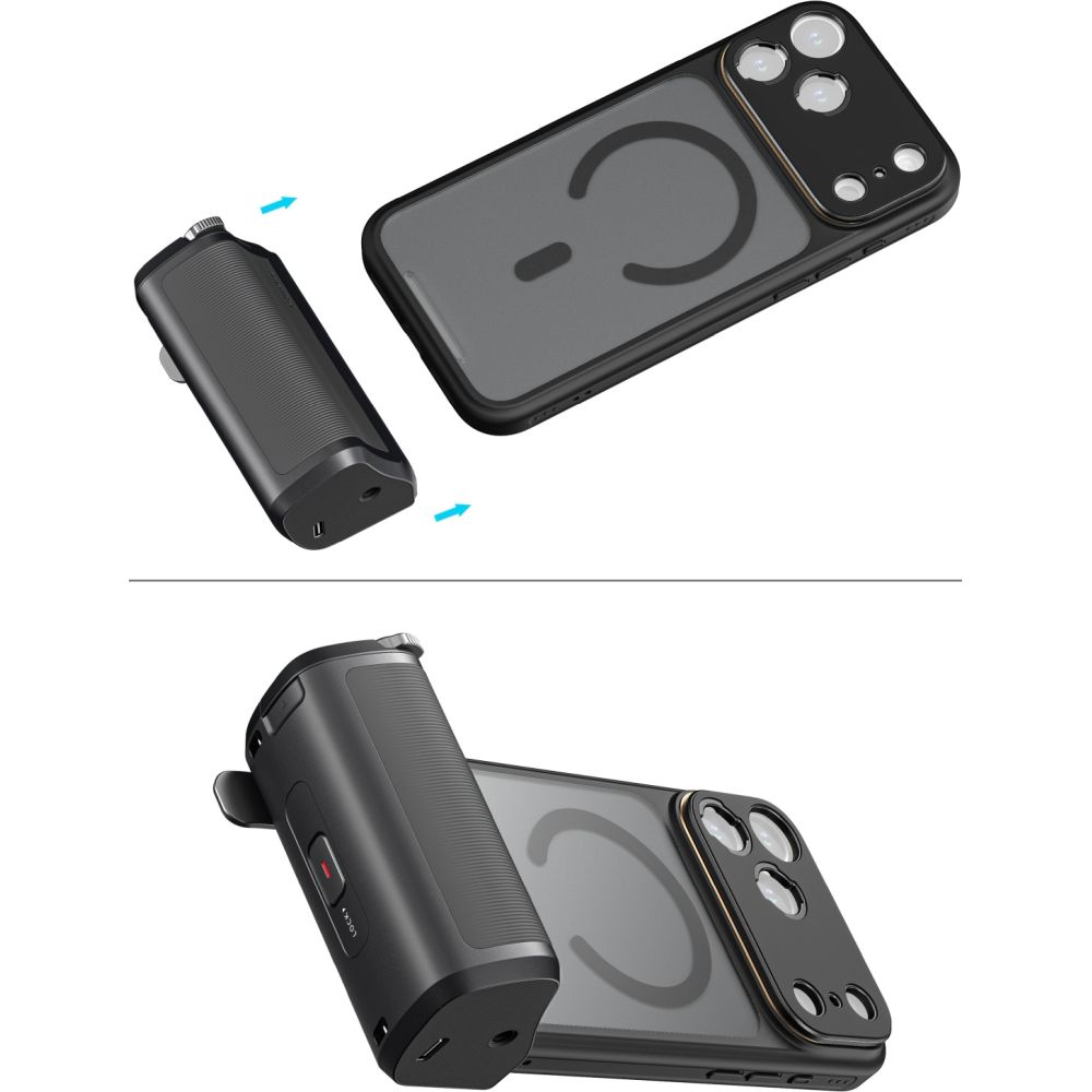 SmallRig 5554 FilMov Kit de poignée photographique pour iPhone 17 Pro Max