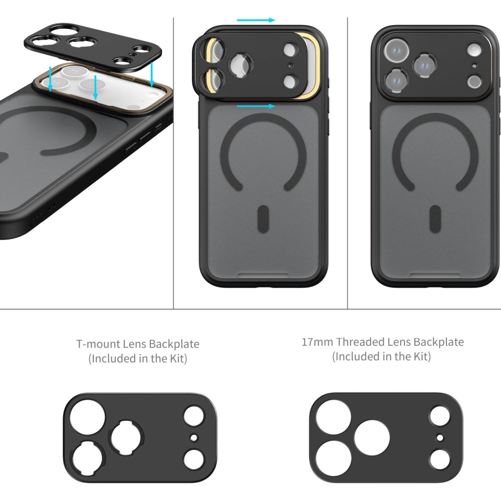 SmallRig 5554 FilMov Kit de poignée photographique pour iPhone 17 Pro Max