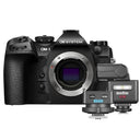 OM SYSTEM OM-1 II + Godox iT32 Flash & X5 Déclencheur