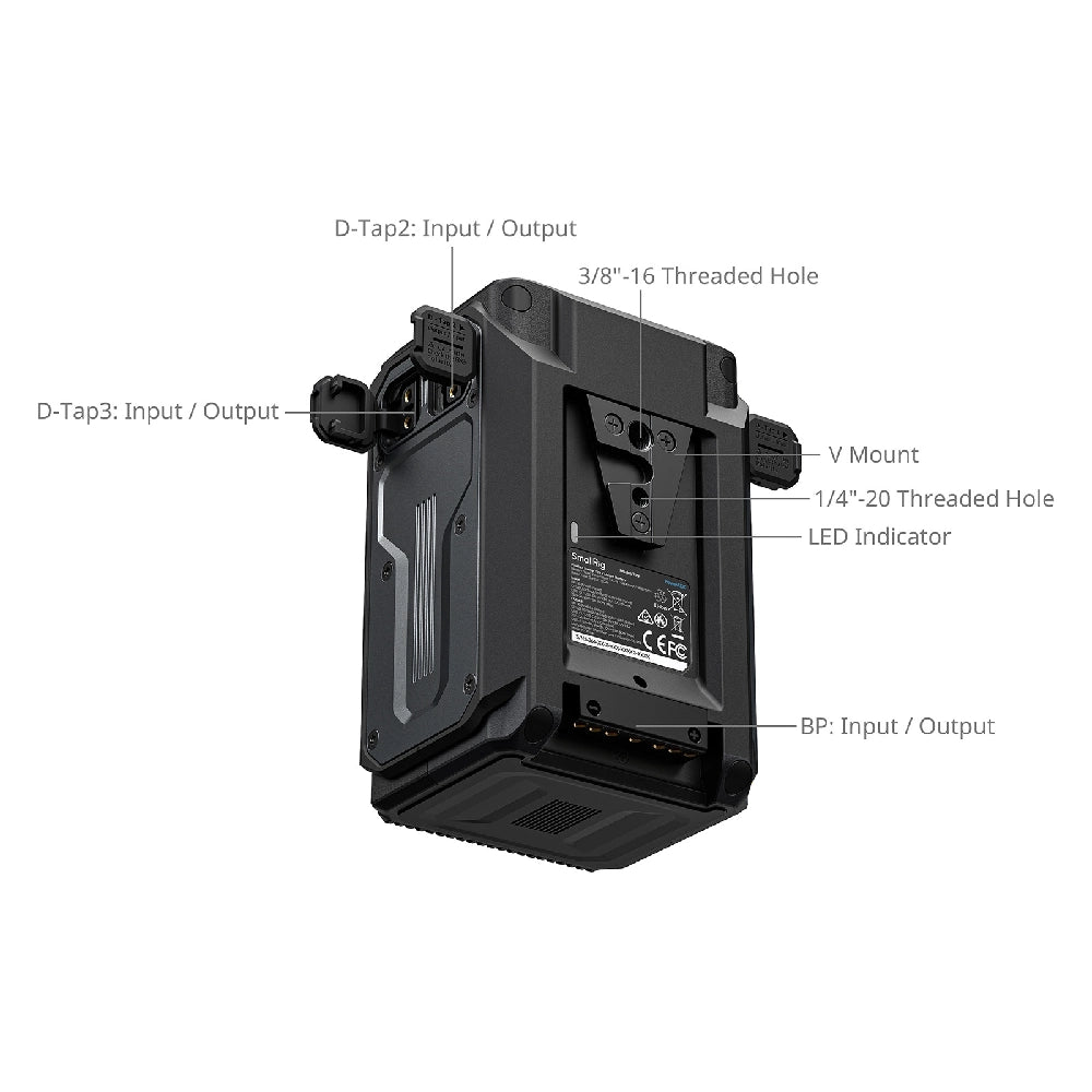 SmallRig 5864 T99 Batterie V-Mount
