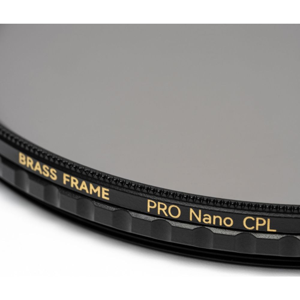NiSi True Color Pro Nano Filtre polarisant circulaire 62mm (cadre en laiton)