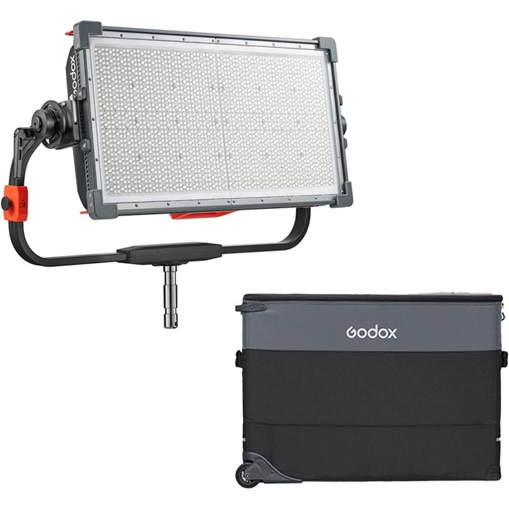 Godox P1200R Hard P8 K1 KNOWLED RGB-Panelleuchte, wasserdicht, mit 8 Pixeln und Tragetasche