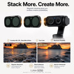 Freewell Insta360 Luna Ultra Filtres - Journée standard - Lot de 4