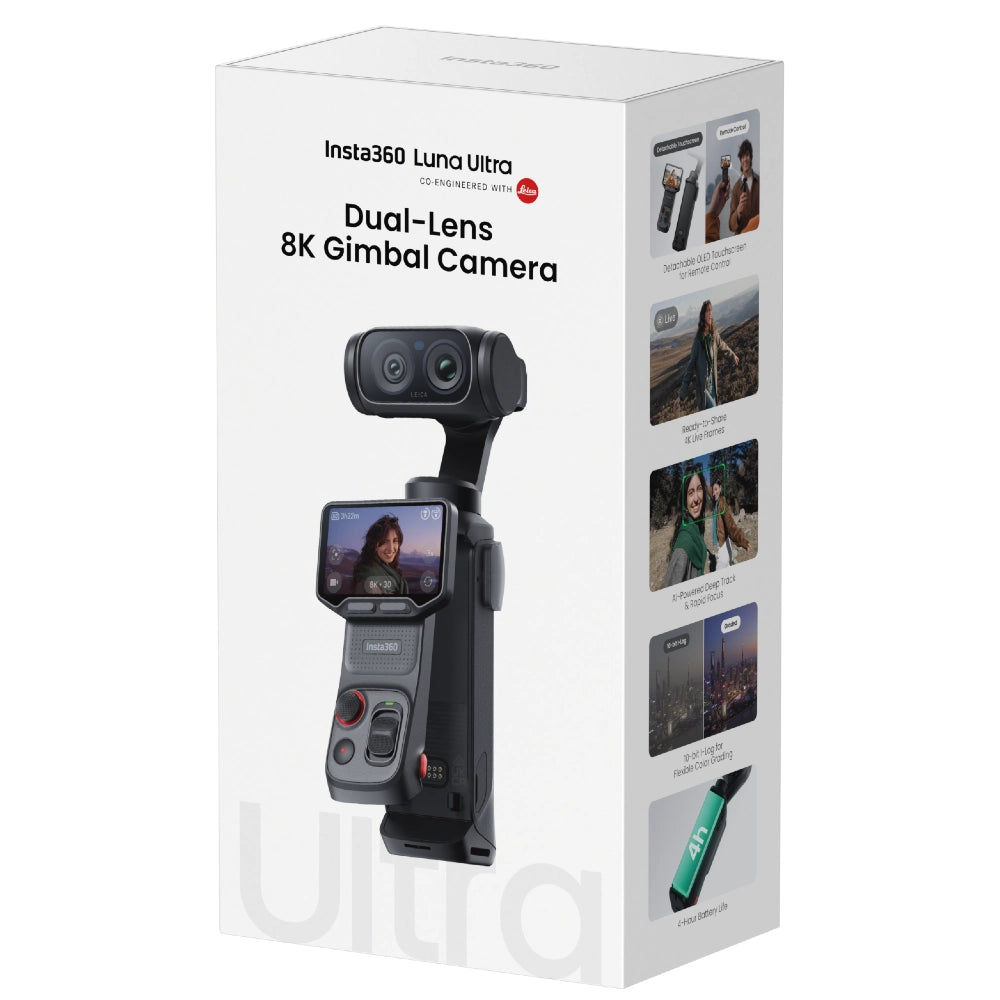 Insta360 Luna Ultra Standard + Mic Pro Transmitter Bundle - Schwarz