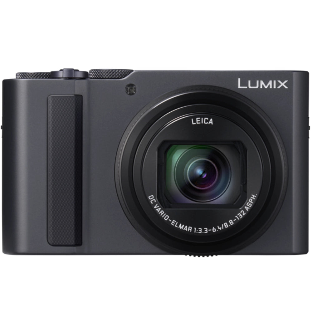 Panasonic Lumix DC-TZ300 - Argent foncé + Lexar 64GB SDXC + Case Logic DCB-313