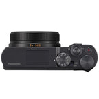 Panasonic Lumix DC-TZ300 - Argent foncé + Lexar 64GB SDXC + Case Logic DCB-313