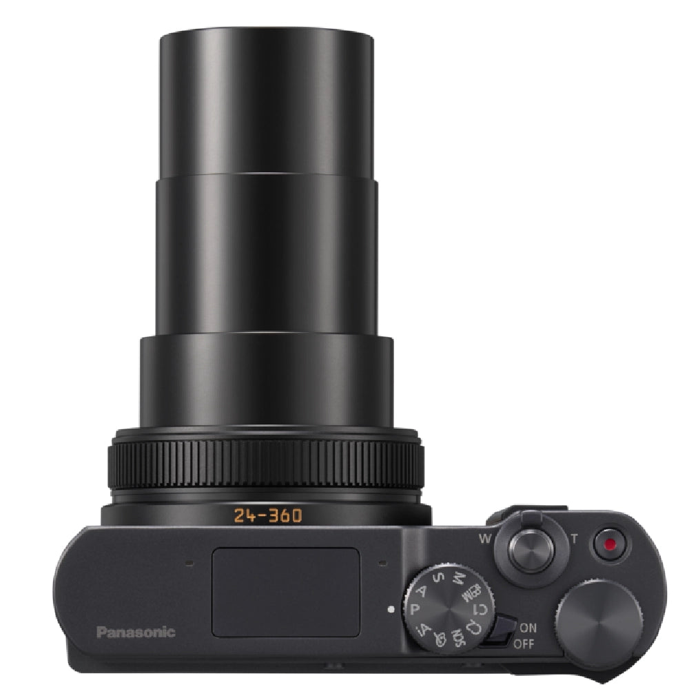 Panasonic Lumix DC-TZ300 - Argent foncé + Lexar 64GB SDXC + Case Logic DCB-313
