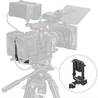 SmallRig 6273 Plaque de Batterie Rotative V-Mount avec Double Verrouillage en V et Pince pour Double Tige de 15mm
