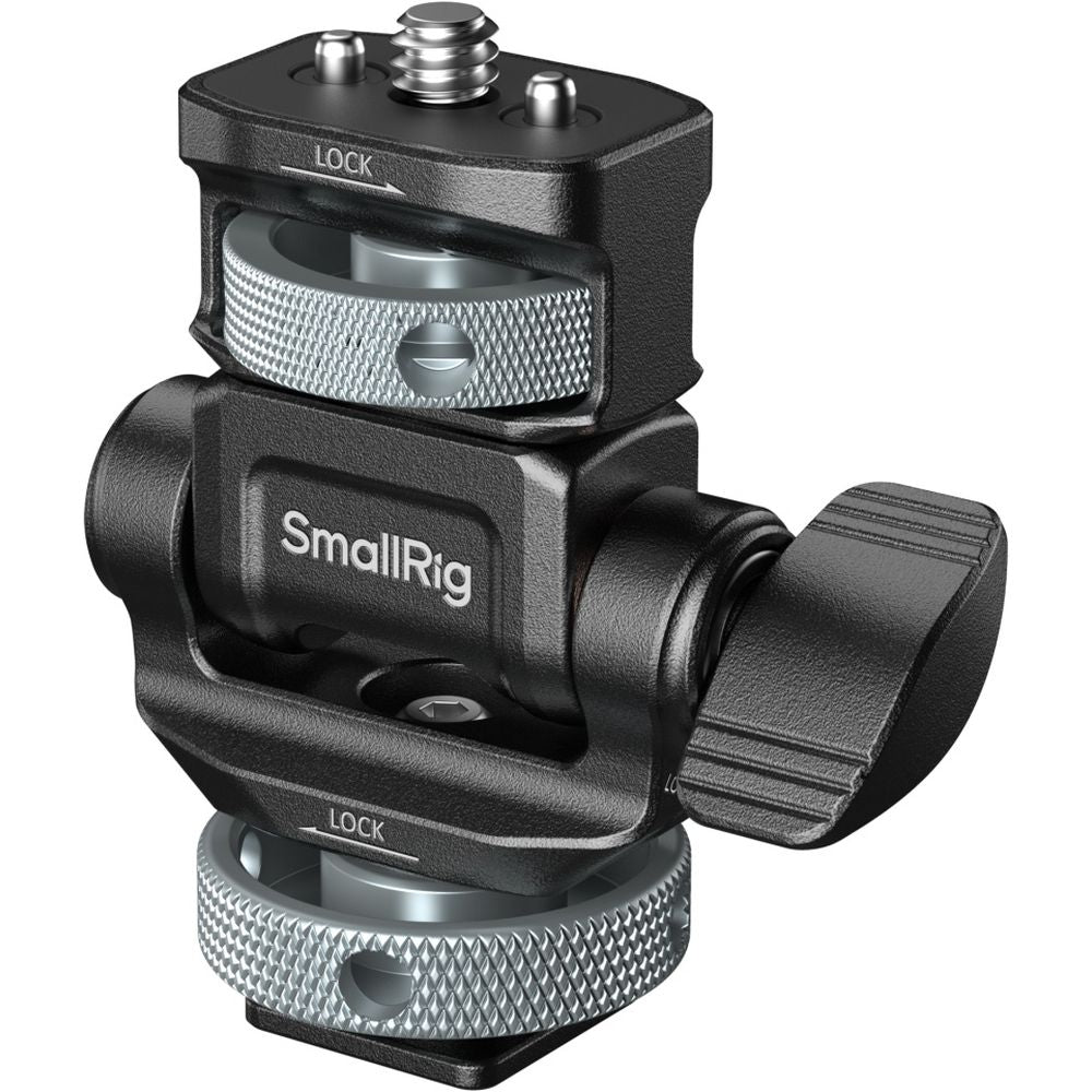 SmallRig 6313 Support de moniteur pour prises de vue horizontales et verticales avec griffe porte-accessoires