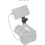SmallRig 6313 Support de moniteur pour prises de vue horizontales et verticales avec griffe porte-accessoires