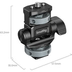SmallRig 6313 Support de moniteur pour prises de vue horizontales et verticales avec griffe porte-accessoires