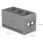 SmallRig 6502 100 W Chargeur de batterie pour DJI Mini 5 / 4 / 3 Pro