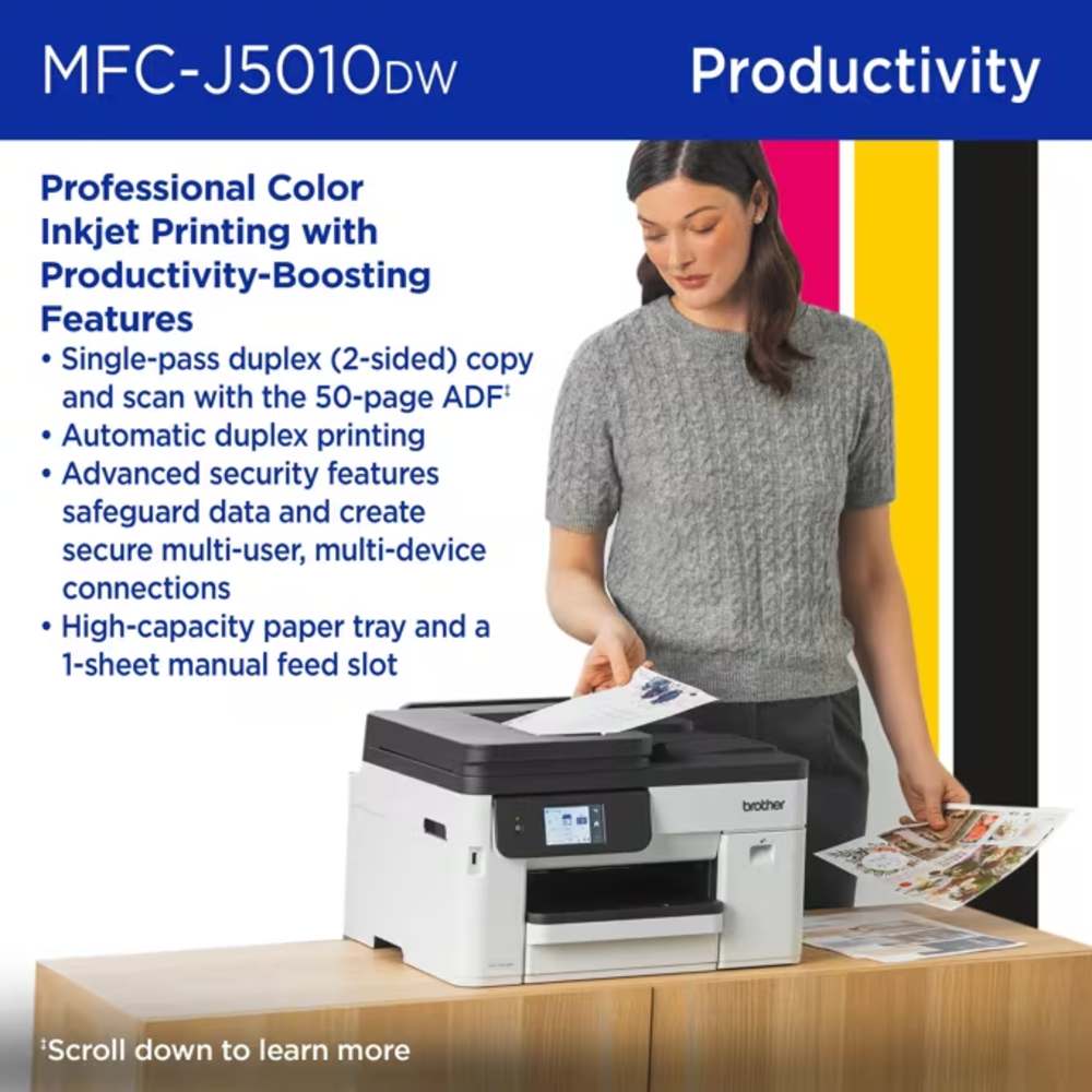 Brother MFC-J5010DW Imprimante jet d’encre couleur tout-en-un