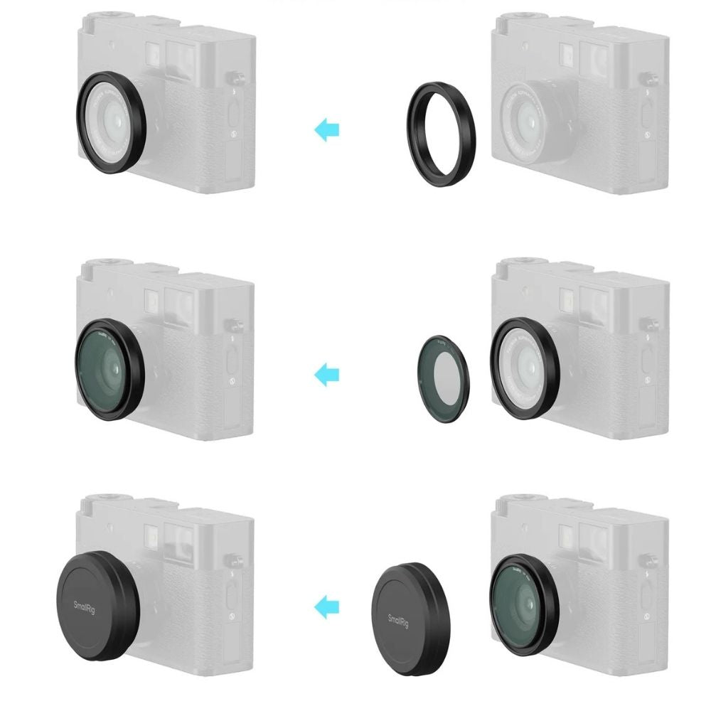 SmallRig 5214B Magnetic UV Filter for FUJIFILM X half, black