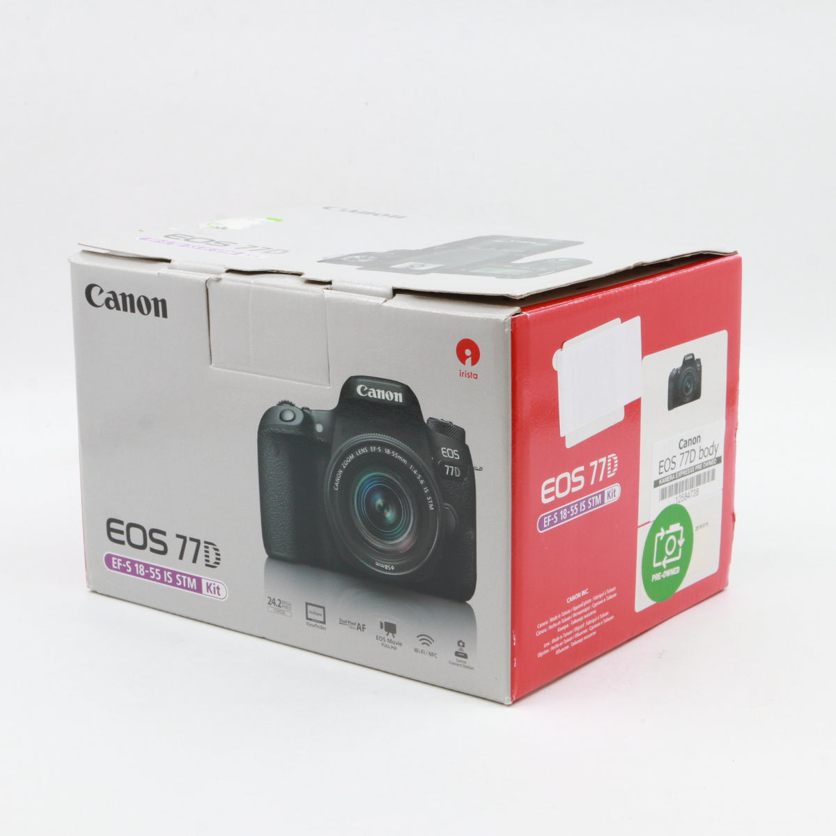 Canon EOS 77D body used