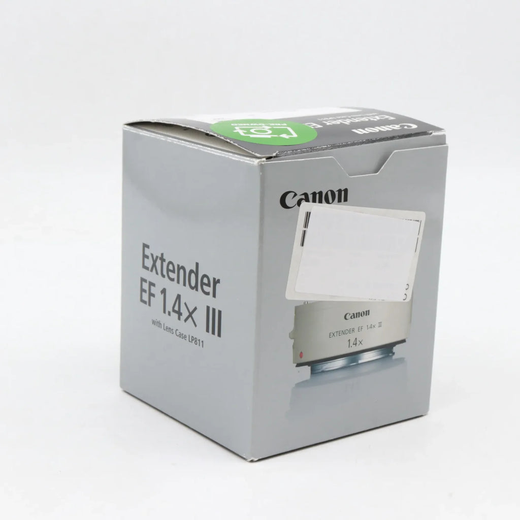 Canon EF 1.4x III extender (teleconverter) used