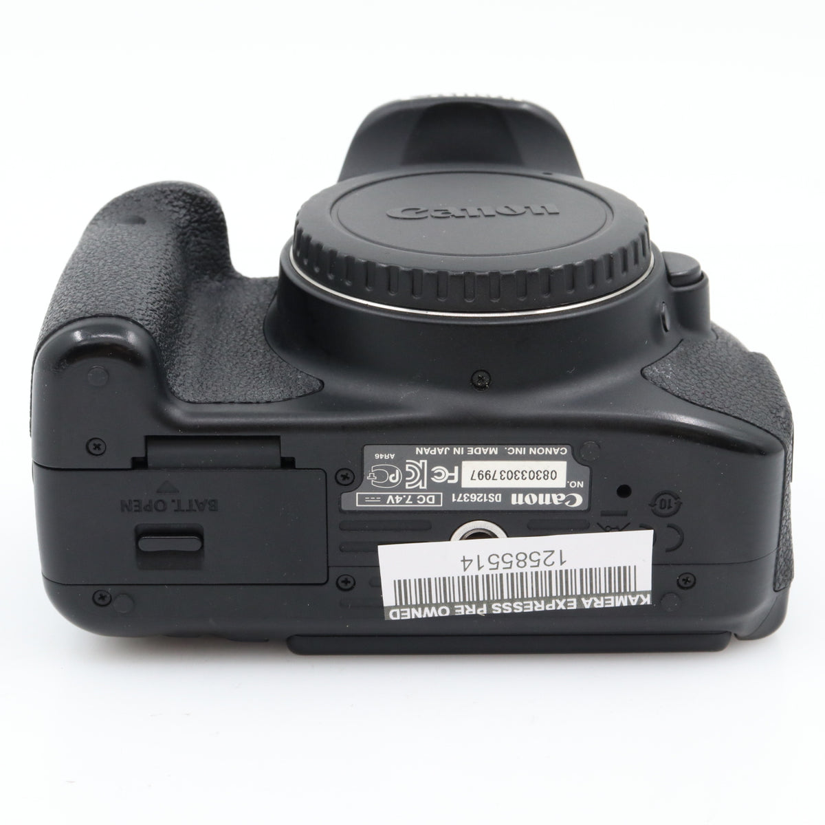 Canon EOS 650D body used