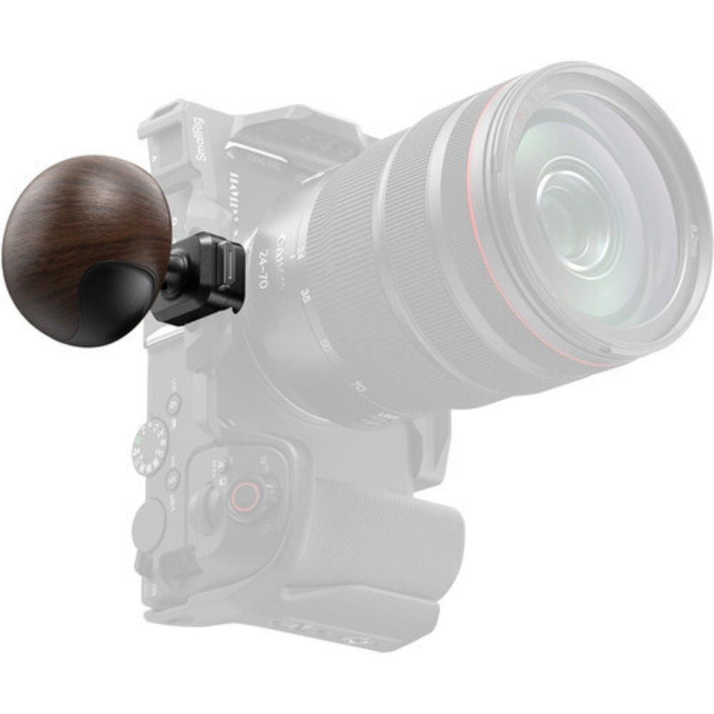 SmallRig 5927 Mini Poignée Latérale en Bois avec "HawkLock" H21 Attache Rapide