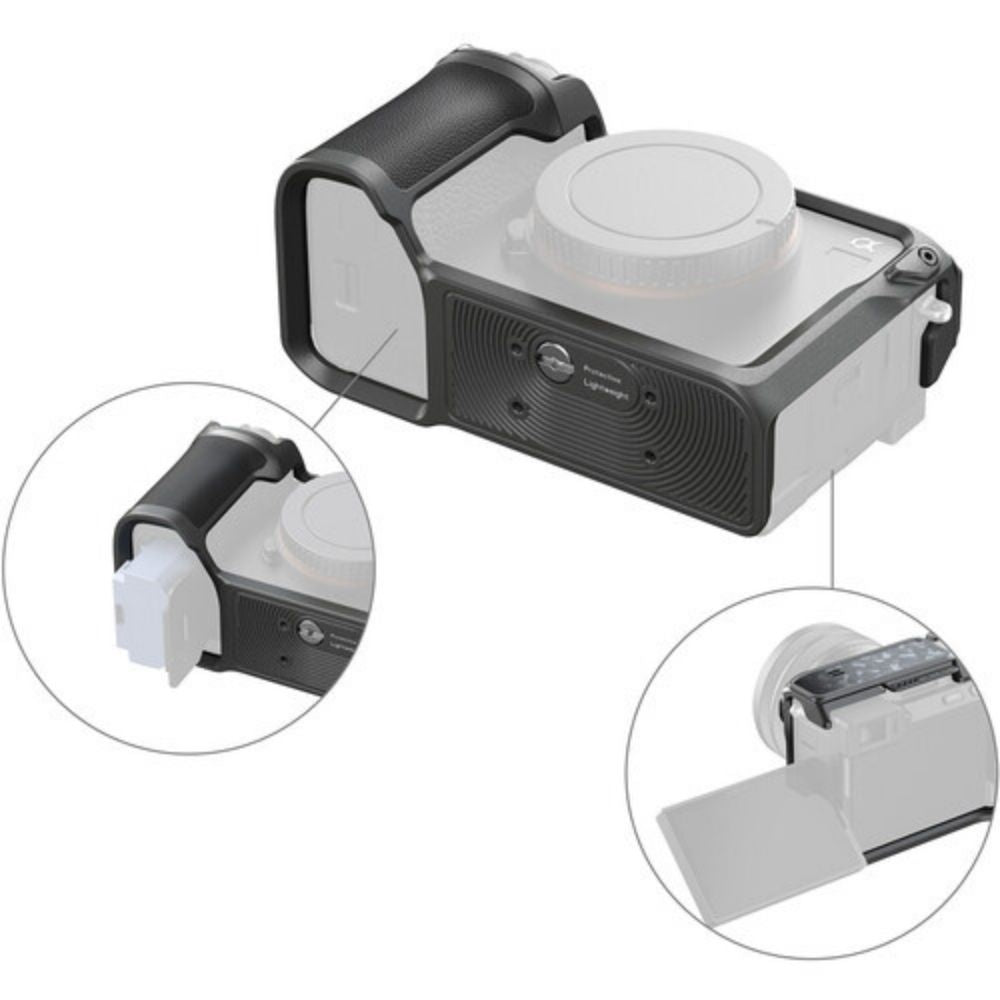 SmallRig 5560 Étui pour Sony Alpha 7C II / 7CR (Tantalum Gris)