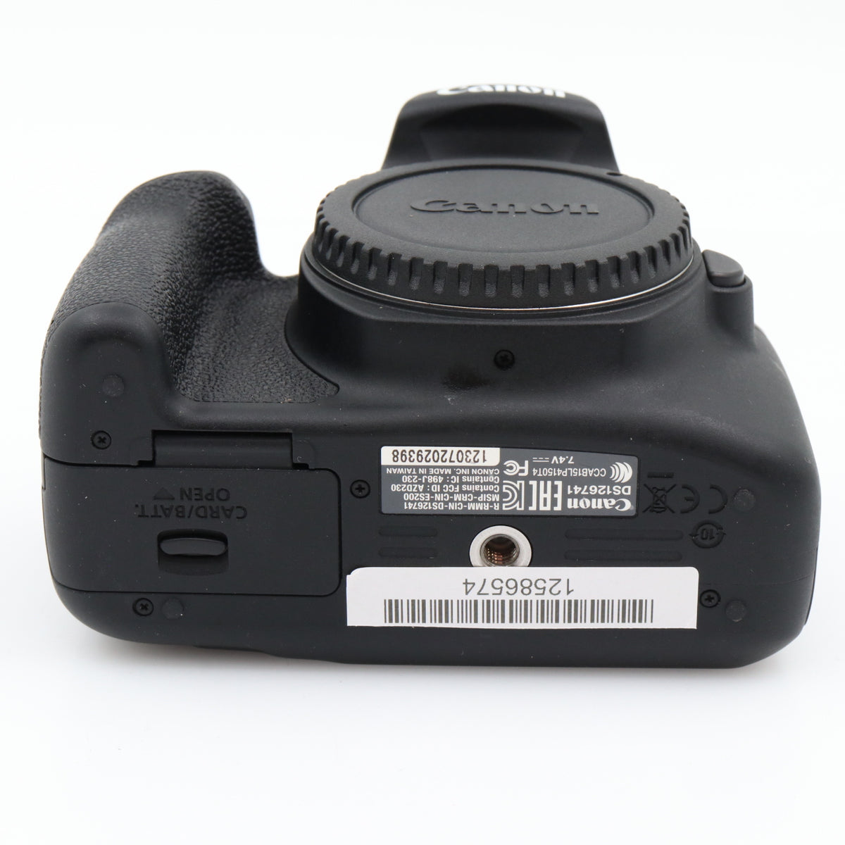 Canon EOS 2000D body used