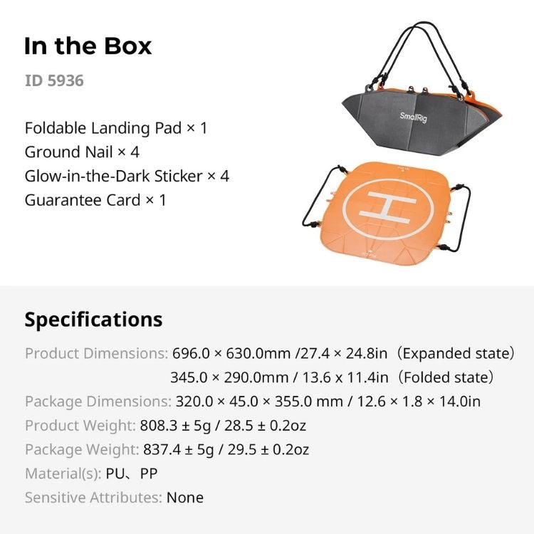 SmallRig 6763 Pliable Landing Pad