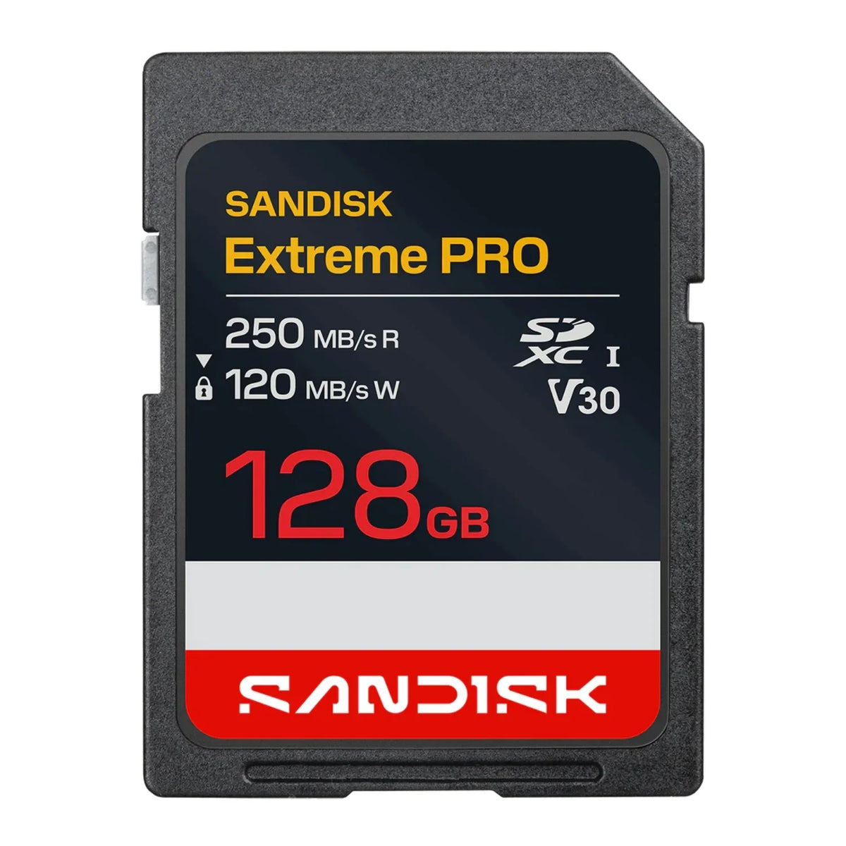 SanDisk SDXC Extreme Pro 128GB UHS-I- V30- U3- 250/120MB/s- 4K UHD