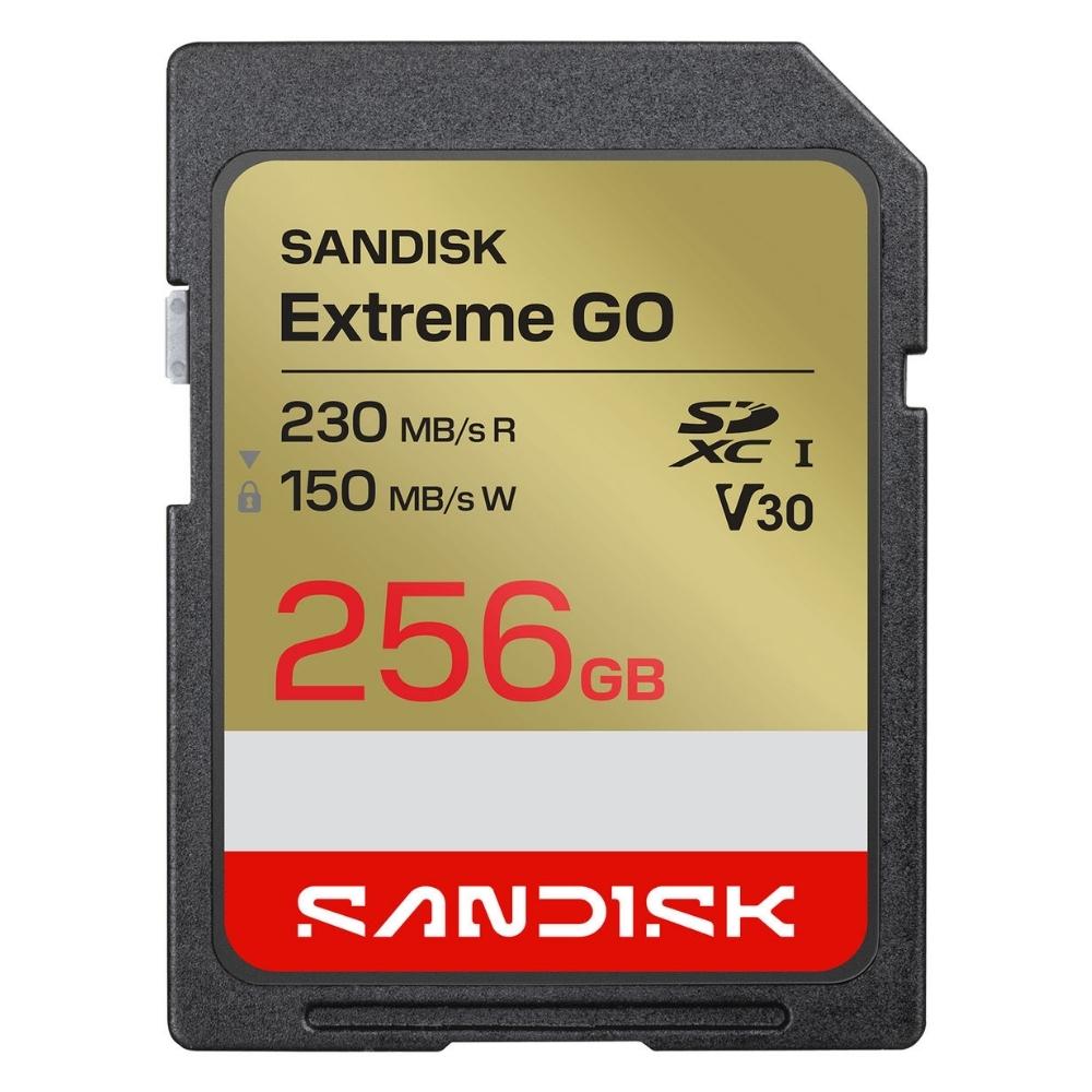 SanDisk SDXC Extreme Go 256GB 230/150MB/s-C10-UHS-I-U3-V30